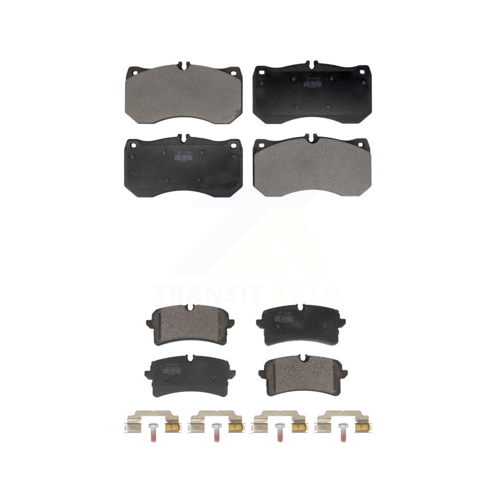 Semi-Metallic Brake Pads Front Rear Kit For Audi A7 Quattro A8 RS7 S6 S7 S8