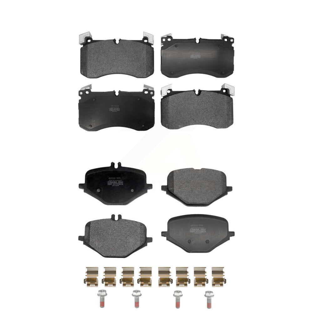 Semi-Metallic Brake Pads Front Rear Kit For Mercedes-Benz G63 AMG GLE53 GLS63