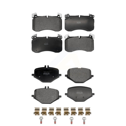 Semi-Metallic Brake Pads Front Rear Kit For Mercedes-Benz G63 AMG GLE53 GLS63