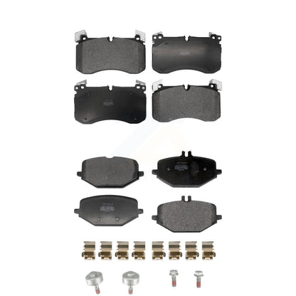 Semi-Metallic Brake Pads Front Rear Kit For Mercedes-Benz GLS450