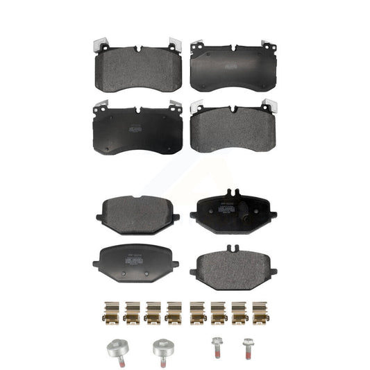 Semi-Metallic Brake Pads Front Rear Kit For Mercedes-Benz GLS450