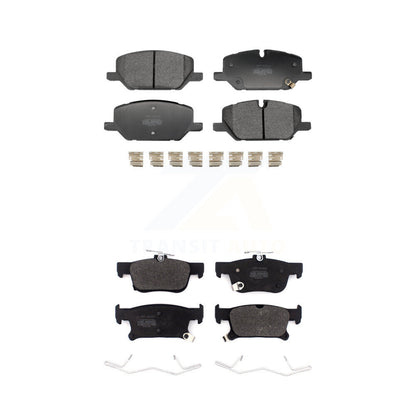 Semi-Metallic Brake Pads Front Rear Kit For Buick Envision