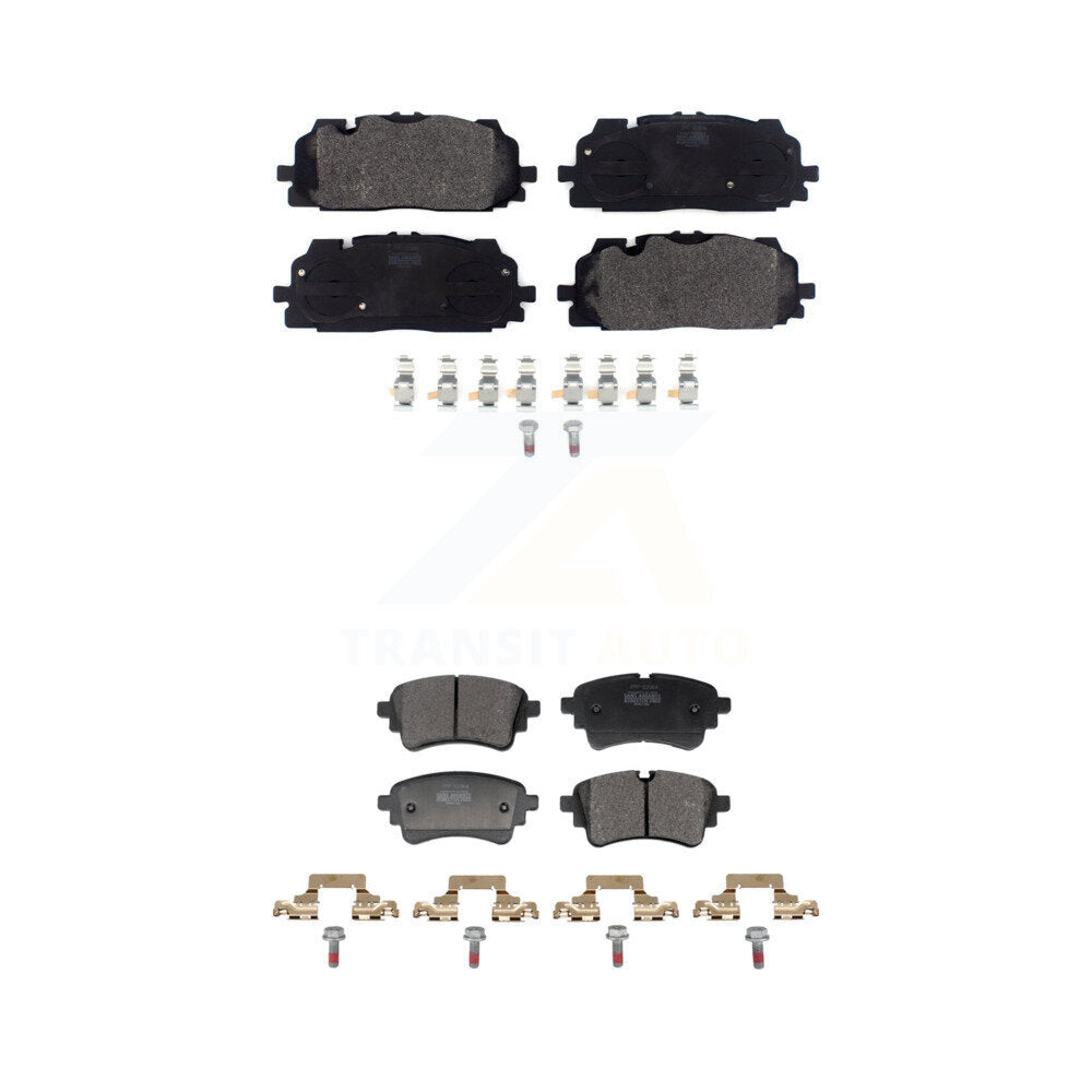 Semi-Metallic Brake Pads Front Rear Kit For Audi S5 SQ5 Sportback S4 A6 Quattro