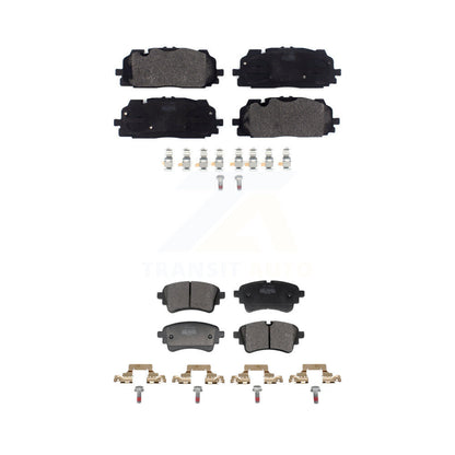 Semi-Metallic Brake Pads Front Rear Kit For Audi S5 SQ5 Sportback S4 A6 Quattro
