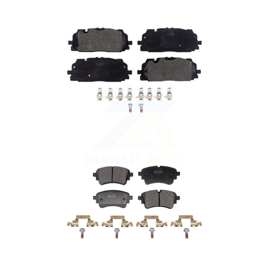 Semi-Metallic Brake Pads Front Rear Kit For Audi S5 SQ5 Sportback S4 A6 Quattro