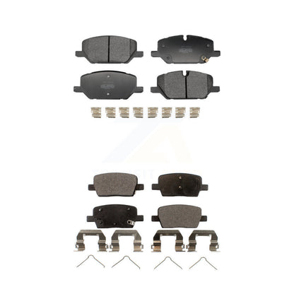Semi-Metallic Brake Pads Front Rear Kit For 2021-2022 Chevrolet Camaro LT/LT1/LS