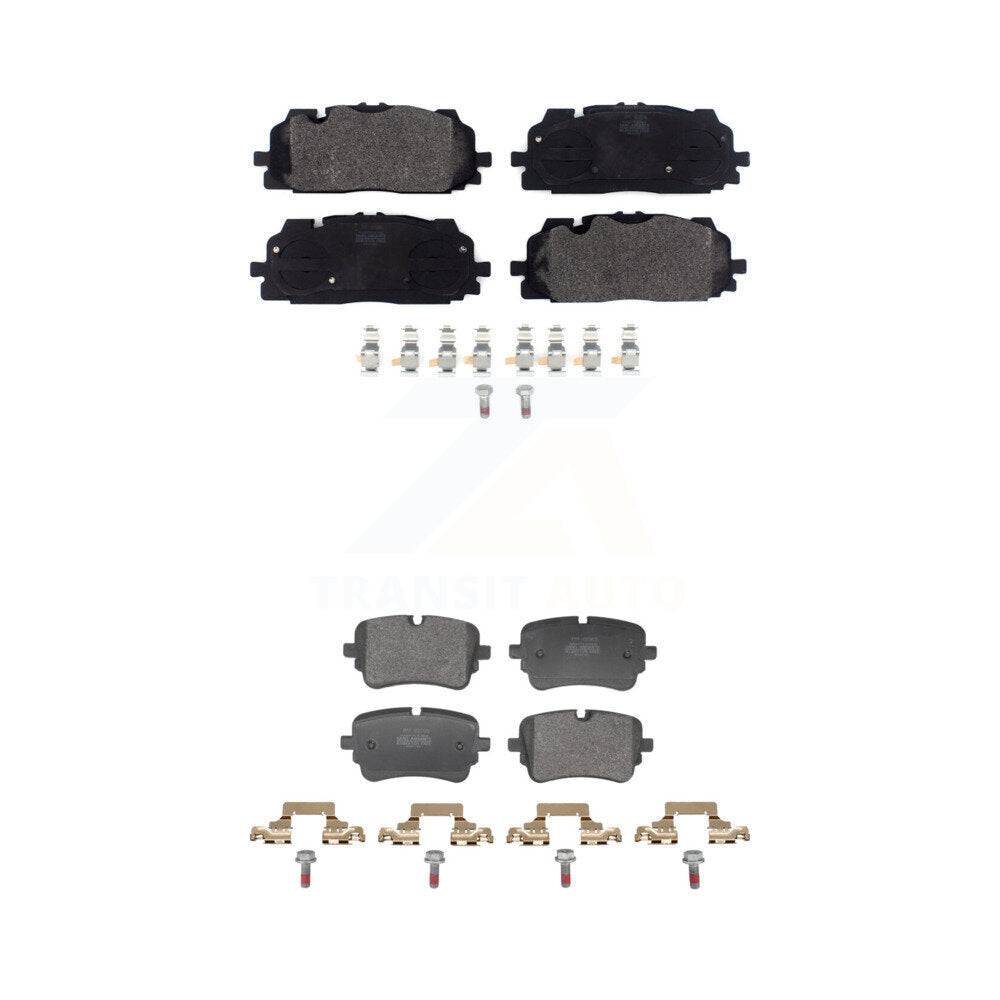 Semi-Metallic Brake Pads Front Rear Kit For Audi Q7 Q8 A8 Quattro