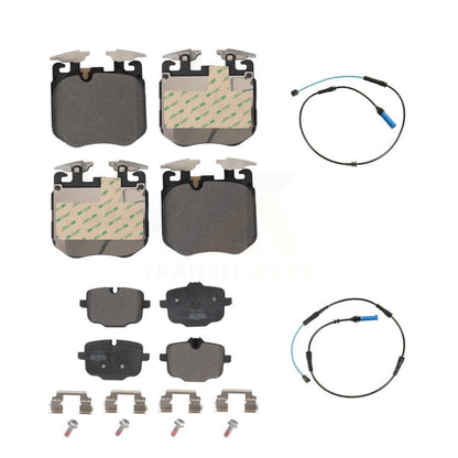 Semi-Metallic Brake Pad Wear Sensor Front Rear Kit For BMW 540i xDrive 750i 740e
