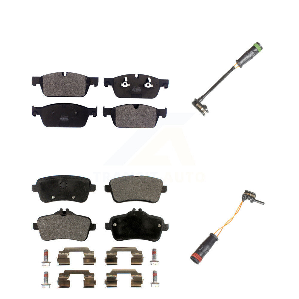 Semi-Metallic Brake Pad Wear Sensor Front Rear Kit For Mercedes-Benz GL350 GL550