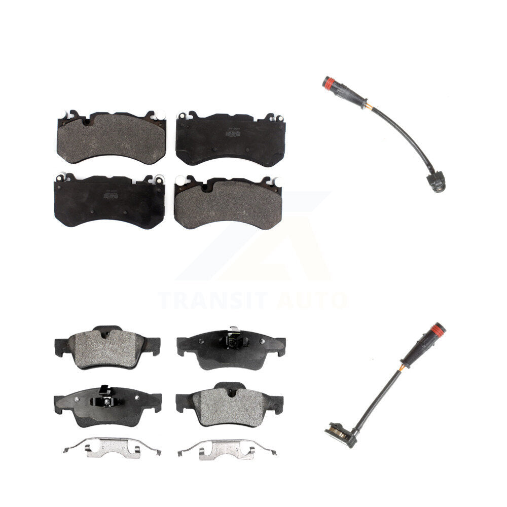 Semi-Metallic Brake Pad Wear Sensor Front Rear Kit For Mercedes-Benz G63 AMG G65