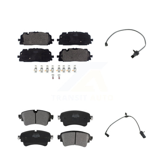 Semi-Metallic Disc Brake Pad Wear Sensor Front Rear Kit For Audi S5 Sportback S4