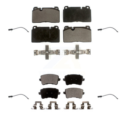 Semi-Metallic Disc Brake Pads Wear Sensor Front Rear Kit For Audi Q5 To 5 3 2015