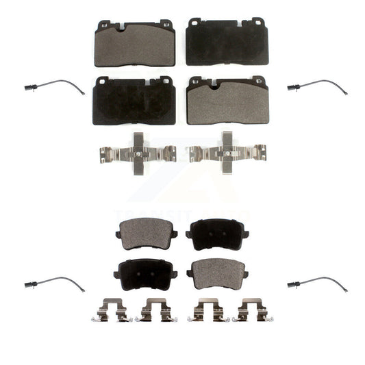 Semi-Metallic Disc Brake Pads Wear Sensor Front Rear Kit For Audi Q5 To 5 3 2015