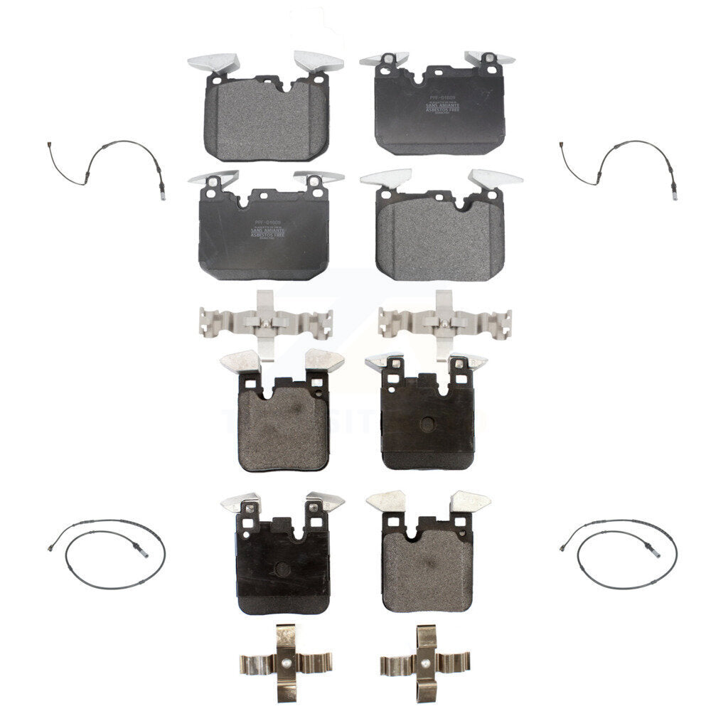 Semi-Metallic Brake Pad Wear Sensor Front Rear Kit For BMW 340i xDrive 435i 440i
