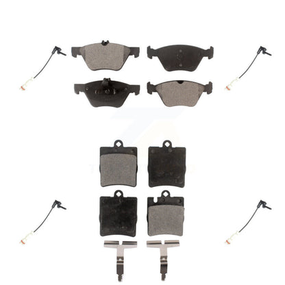 Semi-Metallic Brake Pad Wear Sensor Front Rear Kit For Mercedes-Benz E320 CLK320