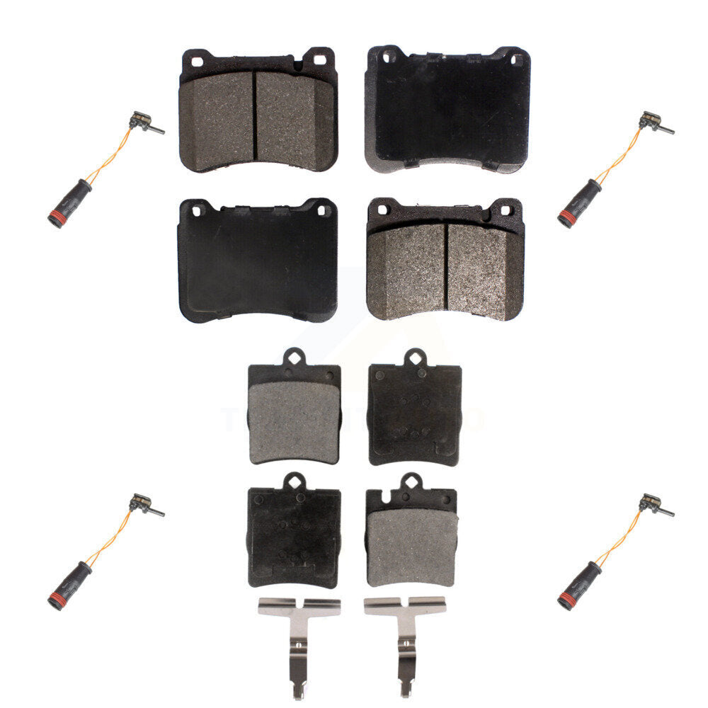 Semi-Metallic Brake Pad Wear Sensor Front Rear Kit For Mercedes-Benz SLK350 C230