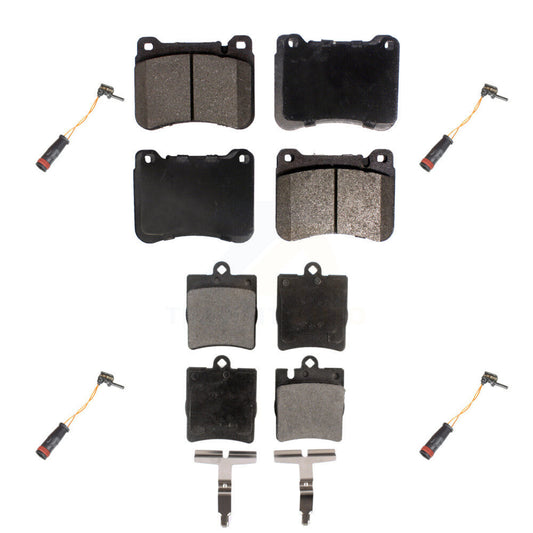 Semi-Metallic Brake Pad Wear Sensor Front Rear Kit For Mercedes-Benz SLK350 C230