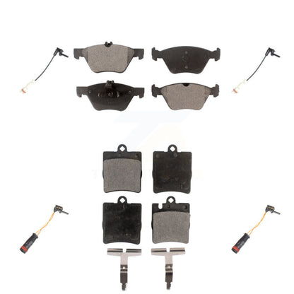 Semi-Metallic Disc Brake Pad Wear Sensor Front Rear Kit For Mercedes-Benz CLK320