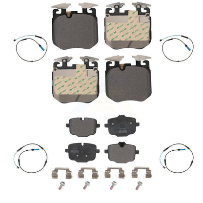 Semi-Metallic Brake Pad Wear Sensor Front Rear Kit For BMW 540i xDrive 750i 740e