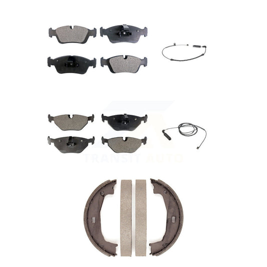 Semi-Metallic Brake Pad Wear Sensor Front Rear Kit (5Pc) For BMW 325i 325Ci 320i