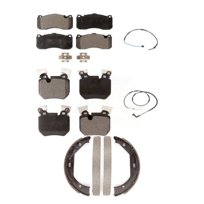 Semi-Metallic Brake Pad Wear Sensor Front Rear Kit (5Pc) For BMW 135i 135is 3.0L