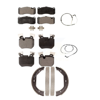 Semi-Metallic Brake Pad Wear Sensor Front Rear Kit (5Pc) For 08-10 BMW 135i 3.0L