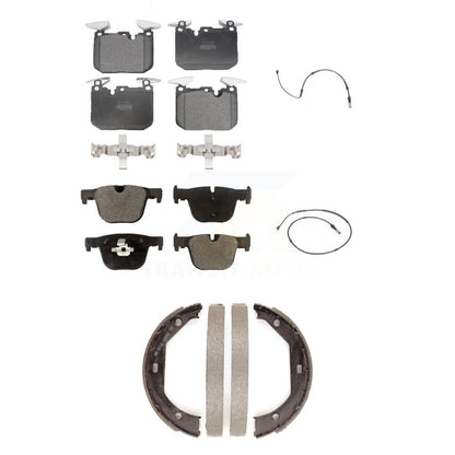 Semi-Metallic Brake Pads Wear Sensor Front Rear Kit (5Pc) For BMW 340i xDrive GT