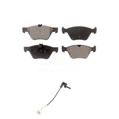 Semi-Metallic Brake Pads & Wear Sensor Front Kit For Mercedes-Benz E320 Chrysler