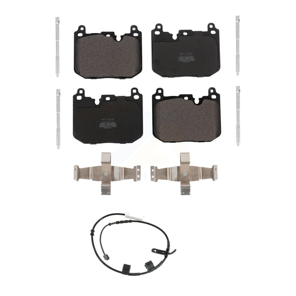 Semi-Metallic Disc Brake Pads And Wear Sensors Front Kit For Mini Cooper