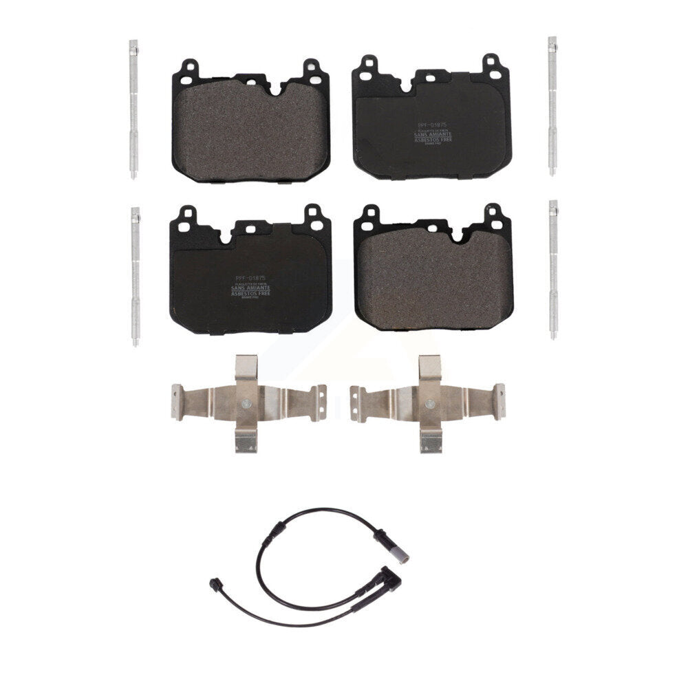 Semi-Metallic Disc Brake Pads And Wear Sensors Front Kit For Mini Cooper