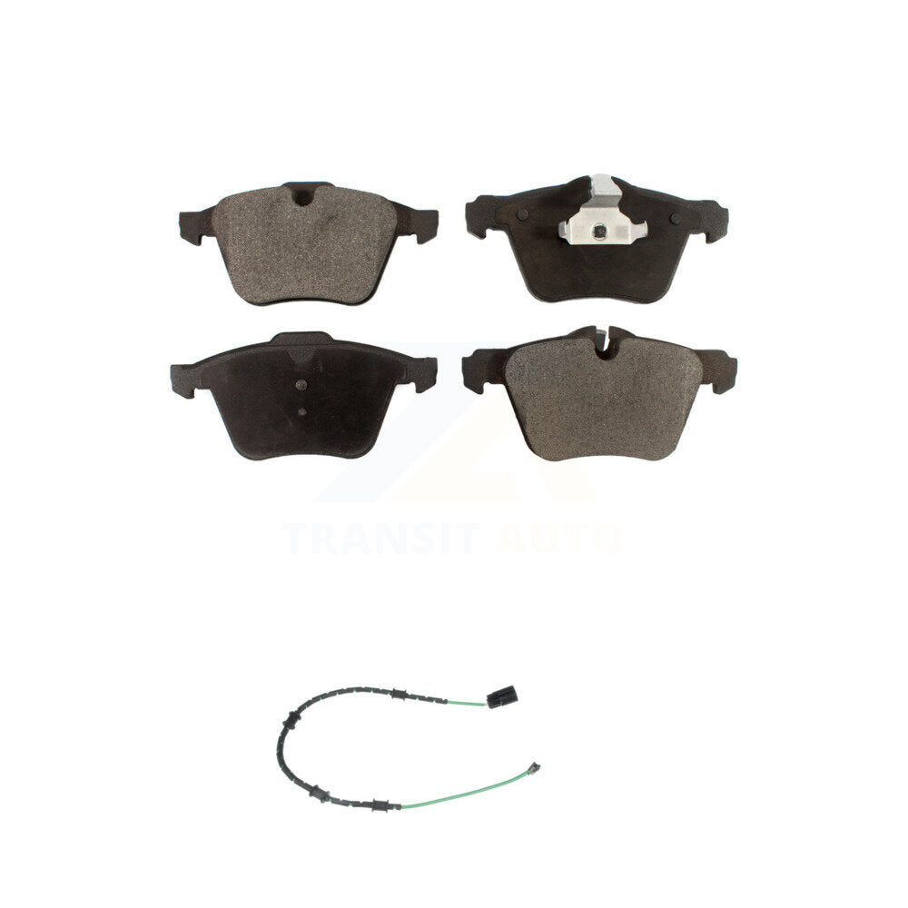 Semi-Metallic Disc Brake Pads Wear Sensor Front Kit For 2013-2015 Jaguar XF 3.0L