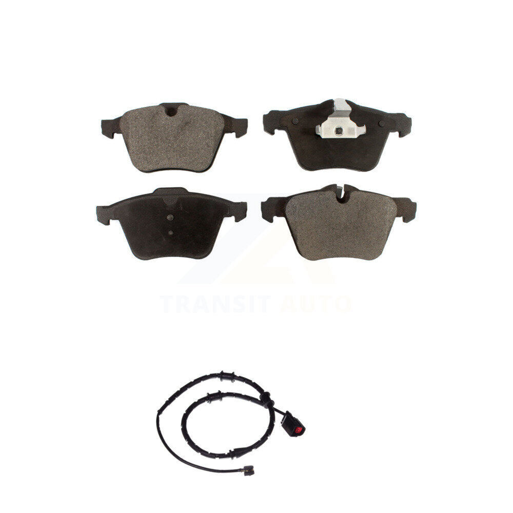 Semi-Metallic Disc Brake Pads And Wear Sensors Front Kit For Jaguar XJ