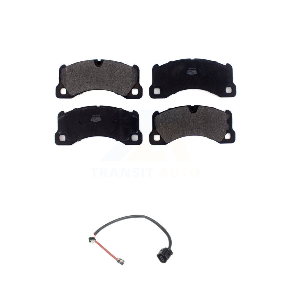 Semi-Metallic Disc Brake Pads Wear Sensor Front Kit For Porsche Cayenne Panamera