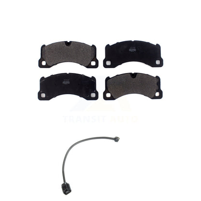 Semi-Metallic Brake Pad And Wear Sensor Front Kit For Porsche Cayenne Volkswagen