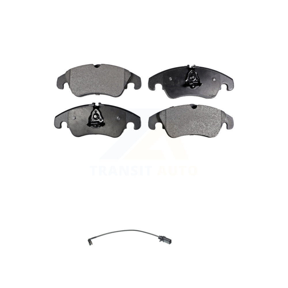 Semi-Metallic Brake Pad Wear Sensor Front Kit For Audi Q5 A4 Quattro A5 S4 S5 A6