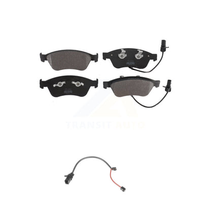 Semi-Metallic Disc Brake Pad & Extra Wear Sensor Front Kit For 2011 Audi S6 5.2L
