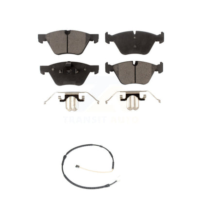 Semi-Metallic Disc Brake Pad And Wear Sensor Front Kit For 2012 BMW X1 xDrive28i