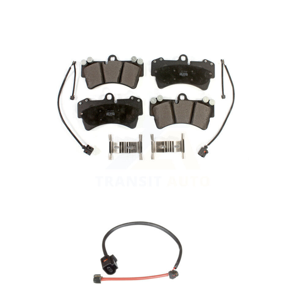 Semi-Metallic Disc Brake Pad And Extra Wear Sensor Front Kit For Porsche Cayenne