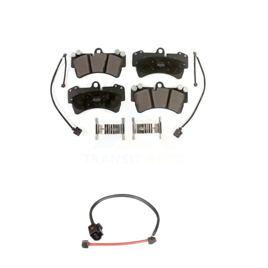 Semi-Metallic Disc Brake Pad And Extra Wear Sensor Front Kit For Porsche Cayenne