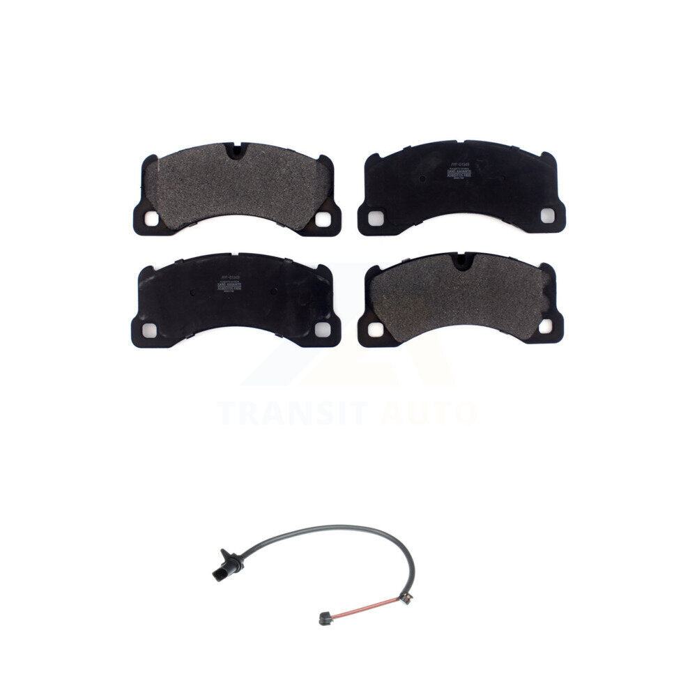 Semi-Metallic Disc Brake Pads And Wear Sensors Front Kit For Porsche Macan