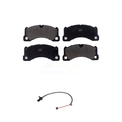 Semi-Metallic Disc Brake Pads And Wear Sensors Front Kit For Porsche Macan