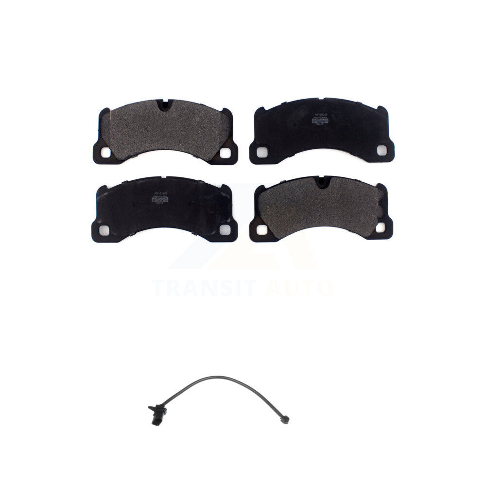 Semi-Metallic Disc Brake Pads And Wear Sensors Front Kit For Porsche Macan