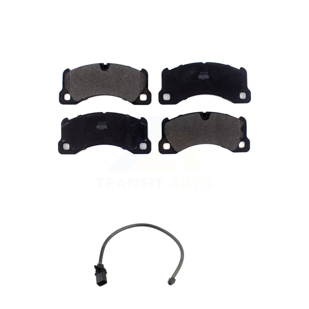 Semi-Metallic Disc Brake Pads And Wear Sensors Front Kit For Porsche Macan