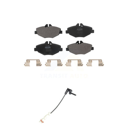Semi-Metallic Disc Brake Pads And Wear Sensors Front Kit For Mercedes-Benz E320