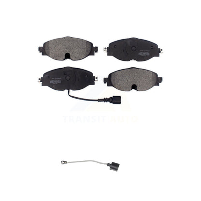 Semi-Metallic Brake Pad Extra Wear Sensor Front Kit For Volkswagen Jetta Golf A3