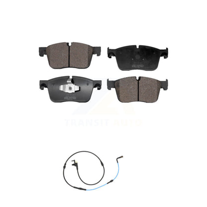 Semi-Metallic Disc Brake Pads And Wear Sensors Front Kit For Jaguar XE XF