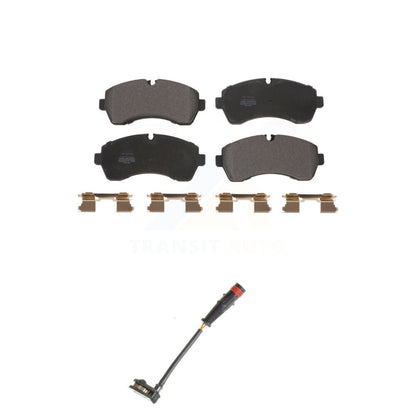 Semi-Metallic Brake Pads & Wear Sensor Front Kit For Mercedes-Benz Sprinter 2500