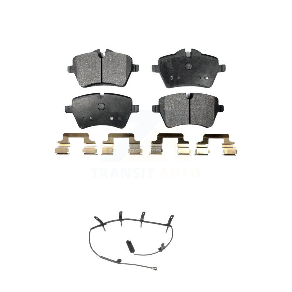 Semi-Metallic Disc Brake Pads And Wear Sensors Front Kit For Mini Cooper