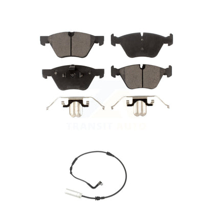 Semi-Metallic Brake Pad & Wear Sensor Front Kit For BMW 128i 328i 323i 325i 330i