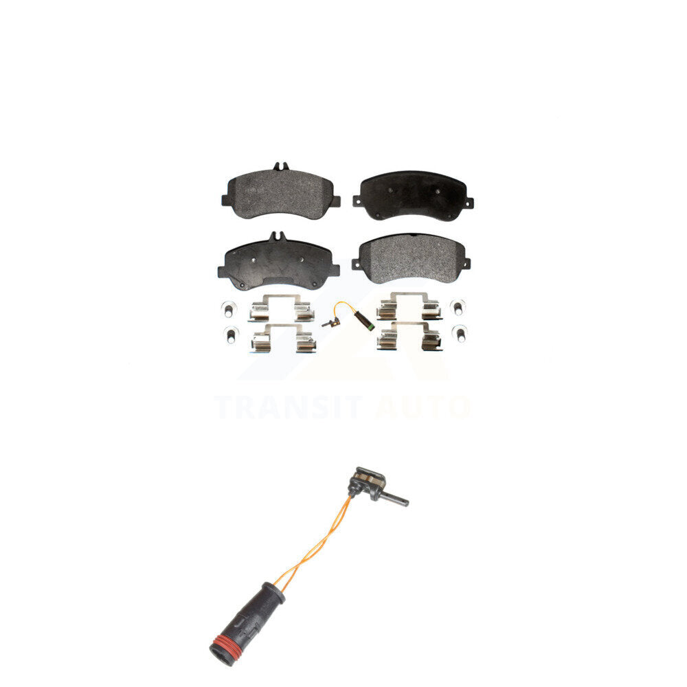 Semi-Metallic Brake Pad And Extra Wear Sensor Front Kit For Mercedes-Benz GLK350